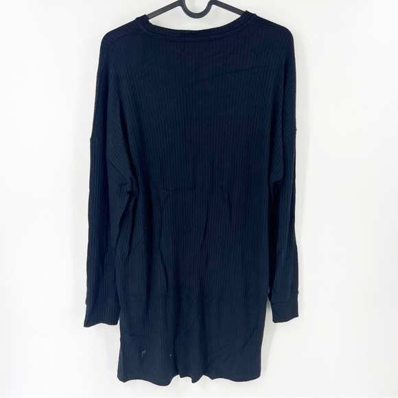 ✅ Beyond Yoga No Stress Dress BLACK SIZE MEDIUM LONG SLEEVE - Picture 5 of 8
